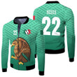 1sttheworld Clothing - Mexico Soccer Jersey Style - Fleece Winter Jacket A95 | 1sttheworld