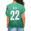 1sttheworld Clothing - Mexico Soccer Jersey Style - One Shoulder Shirt A95 | 1sttheworld