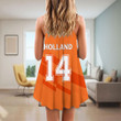 1sttheworld Clothing - Netherlands Special Soccer Jersey Style - Strap Summer Dress A95 | 1sttheworld