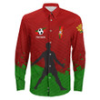 1sttheworld Clothing - Portugal Special Soccer Jersey Style - Long Sleeve Button Shirt A95 | 1sttheworld