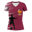 1sttheworld Clothing - Qatar Special Soccer Jersey Style - V-neck T-shirt A95 | 1sttheworld