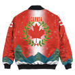 1sttheworld Xmas Clothing - Canada Bomber Jacket Merry Christmas A95