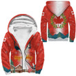 1sttheworld Xmas Clothing - Canada Sherpa Hoodie Merry Christmas A95 | 1sttheworld