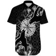 1sttheworld Clothing - Viking Raven and Compass - Short Sleeve Shirt A95 | 1sttheworld