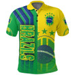 1sttheworld Sport - Brazils Soccer Polo Shirts A35