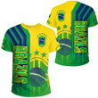 1sttheworld Sport - Brazils Soccer T-Shirt A35