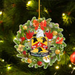1stIreland USA Ornament  - Anderson American Family Crest Custom Shape Ornament - Christmas Fir Wreath A7 | 1stIreland