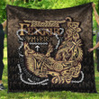 1sttheworld Quilt -Fenrir  Ragnarok Viking Monster Wolf Quilt A7