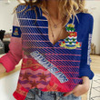 1sttheworld Clothing - Cayman Islands  Sporty Style Women's Casual Shirt A35