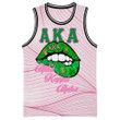 1sttheworld Clothing - (Custom) AKA Lips Basketball Jersey A7 | 1sttheworld.store