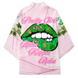 1sttheworld Clothing - AKA Lips Kimono A7 | 1sttheworld.store
