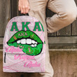 1sttheworld Backpack - AKA Sororities Lips - Special Version Backpack A7