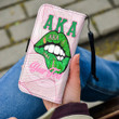 1sttheworld Wallet Phone Case - (Custom) AKA Sororities Lips - Special Version Wallet Phone Case A7