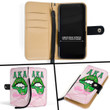 1sttheworld Wallet Phone Case - (Custom) AKA Sororities Lips - Special Version Wallet Phone Case A7