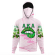 1sttheworld Clothing - (Custom) AKA Lips Hoodie Gaiter A7 | 1sttheworld.store