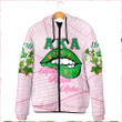1sttheworld Clothing - (Custom) AKA Lips Hooded Padded Jacket A7 | 1sttheworld.store