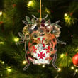 1sttheworld Ornament - Van Oort Dutch Family Crest Custom Shape Ornament - Ladybug A7 | 1sttheworld