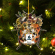 1sttheworld Ornament - Hassel German Family Crest Custom Shape Ornament - Ladybug A7 | 1sttheworld