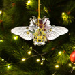 1sttheworld Ornament - Dehn German Family Crest Custom Shape Ornament - Fluffy Bumblebee A7 | 1sttheworld