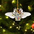 1sttheworld Ornament - Herbert Irish Family Crest Custom Shape Ornament - Fluffy Bumblebee A7 | 1sttheworld