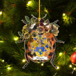 1sttheworld Ornament - Winter German Family Crest Custom Shape Ornament - Ladybug A7 | 1sttheworld