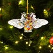 1sttheworld Ornament - Vizer Irish Family Crest Custom Shape Ornament - Fluffy Bumblebee A7 | 1sttheworld