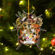 1sttheworld Ornament - Gwinner German Family Crest Custom Shape Ornament - Ladybug A7 | 1sttheworld