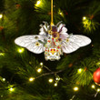 1sttheworld Ornament - Streng German Family Crest Custom Shape Ornament - Fluffy Bumblebee A7 | 1sttheworld