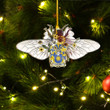 1sttheworld Ornament - Cleare Irish Family Crest Custom Shape Ornament - Fluffy Bumblebee A7 | 1sttheworld