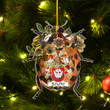 1sttheworld Ornament - Scheffel German Family Crest Custom Shape Ornament - Ladybug A7 | 1sttheworld