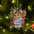 1sttheworld Ornament - Cook Irish Family Crest Custom Shape Ornament - Ladybug A7 | 1sttheworld