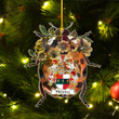 1sttheworld Ornament - Heintze German Family Crest Custom Shape Ornament - Ladybug A7 | 1sttheworld