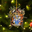 1sttheworld Ornament - McDonnell Irish Family Crest Custom Shape Ornament - Ladybug A7 | 1sttheworld