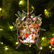 1sttheworld Ornament - Laube German Family Crest Custom Shape Ornament - Ladybug A7 | 1sttheworld