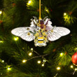 1sttheworld Ornament - Heinberg German Family Crest Custom Shape Ornament - Fluffy Bumblebee A7 | 1sttheworld