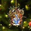 1sttheworld Ornament - Baers Dutch Family Crest Custom Shape Ornament - Ladybug A7 | 1sttheworld