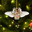 1sttheworld Ornament - Tubervile or Tuberville Irish Family Crest Custom Shape Ornament - Fluffy Bumblebee A7 | 1sttheworld