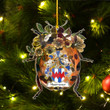 1sttheworld Ornament - Haumesser German Family Crest Custom Shape Ornament - Ladybug A7 | 1sttheworld