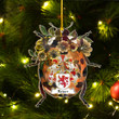 1sttheworld Ornament - Reiser German Family Crest Custom Shape Ornament - Ladybug A7 | 1sttheworld