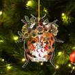 1sttheworld Ornament - Van Wesel Dutch Family Crest Custom Shape Ornament - Ladybug A7 | 1sttheworld