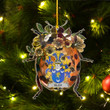 1sttheworld Ornament - Bligh Irish Family Crest Custom Shape Ornament - Ladybug A7 | 1sttheworld