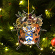 1sttheworld Ornament - Byres Family Crest Custom Shape Ornament - Ladybug A7 | 1sttheworld