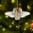 1sttheworld Ornament - Kregel German Family Crest Custom Shape Ornament - Fluffy Bumblebee A7 | 1sttheworld