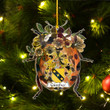 1sttheworld Ornament - Gunther German Family Crest Custom Shape Ornament - Ladybug A7 | 1sttheworld