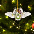 1sttheworld Ornament - Strauch German Family Crest Custom Shape Ornament - Fluffy Bumblebee A7 | 1sttheworld