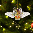 1sttheworld Ornament - Kirkwood Irish Family Crest Custom Shape Ornament - Fluffy Bumblebee A7 | 1sttheworld