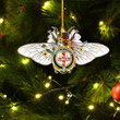 1sttheworld Ornament - House of O NOLAN Irish Family Crest Custom Shape Ornament - Fluffy Bumblebee A7 | 1sttheworld