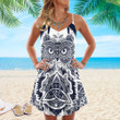 Viking Owl Celtic Strap Summer Dress A35 | 1sttheworld