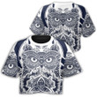 Viking Owl Celtic Croptop T-shirt A35 | 1sttheworld