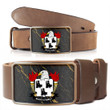 1sttheworld USA Belt Bucker - Booth American Family Crest Belt Bucker A7